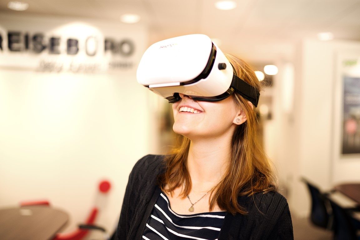 Beratung mit VR Brille VR Brille
