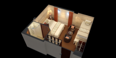 Stateroom mit Pullman-Bett